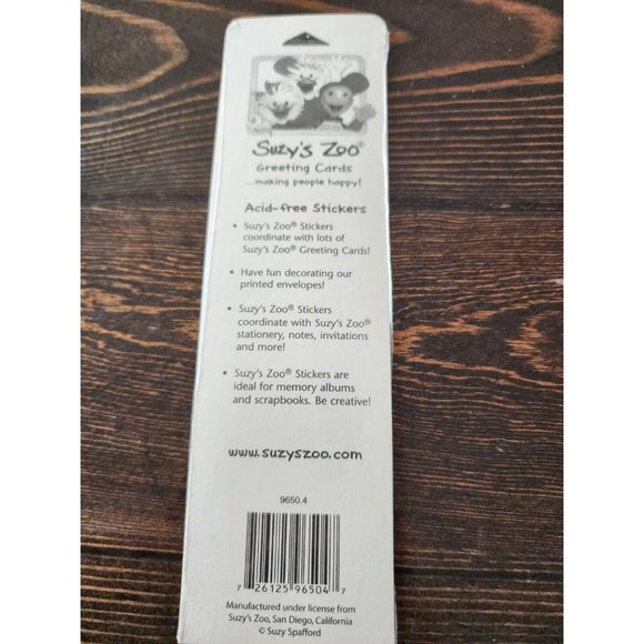 Stickers - Suzy's Zoo SEALED 9650 Wags The Dog - New, Rare, HTF - Retired #14 - Picture 4 of 5